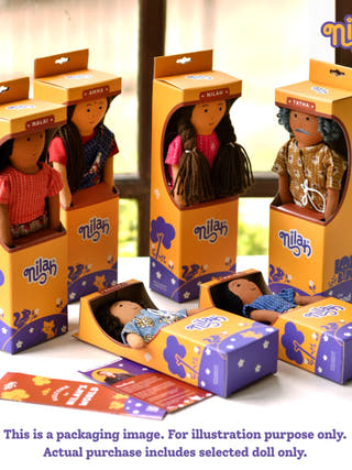 Nilah's Younger Sister Mira Girl Doll Classic Blue