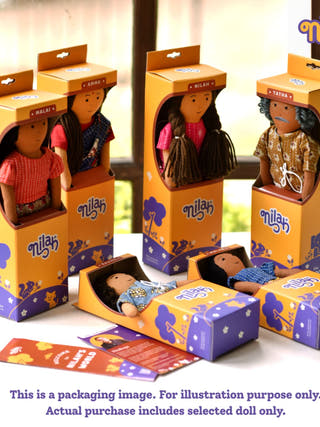 Nilah's Patti Girl Doll Yellow Saree