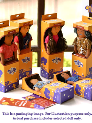 Nilah's Younger Sister Malar Girl Doll in Classic Yellow