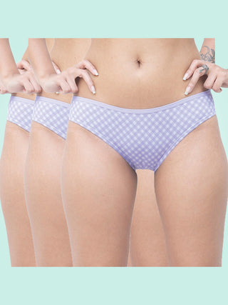 Organic Everyday Undies Lavender Bikini - Set of 3 SochGreen