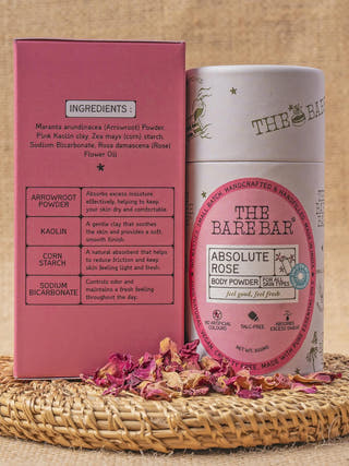 Rose Body Powder (Talc free)