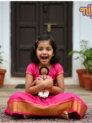 Nilah's Appa Boy Doll Multicolour Shirt