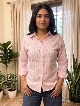 Bow Stripe Shirt