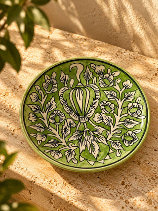 Ina Blue Pottery Plate