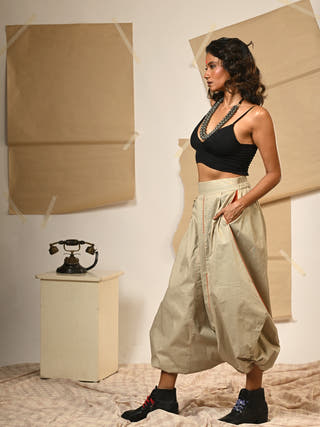 Taana Baana Beige Harem Pants