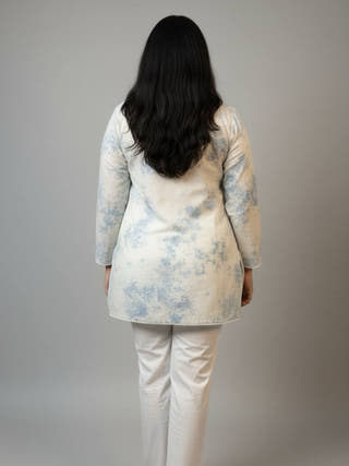 Neer Sky Blossom Kurti