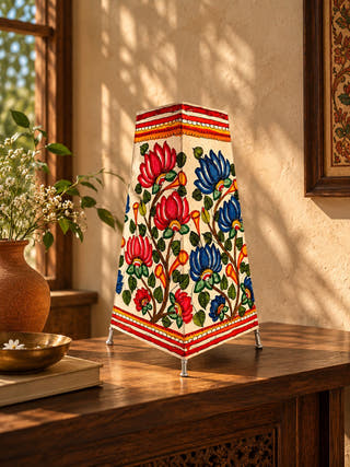 Lotus Design Table Lamp - Multicolor