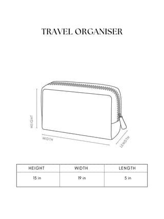 Sustainable Cotton Travel Small Pouch