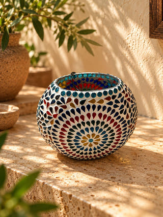 Darpan Mosaic Glass Lamp