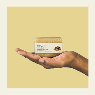 ⁠Dark Coffee and Cinnamon Body Soap With Shea Butter