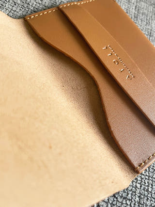 Greece Tan Flap Wallet