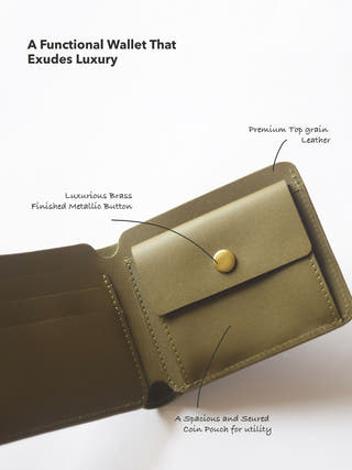 Abel Bifold Wallet | Olive
