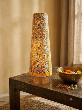 Tholu Bommalata Lotus Floor Lamp