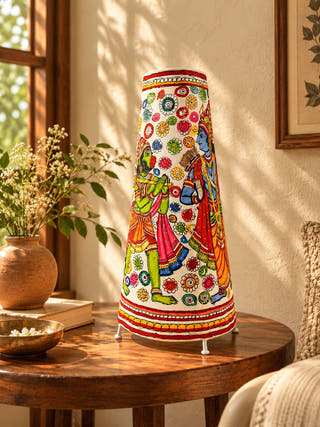 Ramayana Tholu Bommalata Table Lamp