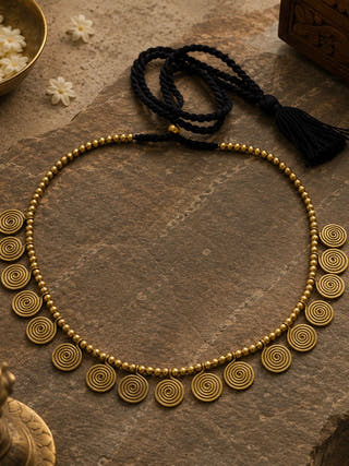 Spiral Dokra Necklace