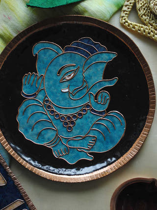 Ekadanta Ganesha Wallplate Ekibeki