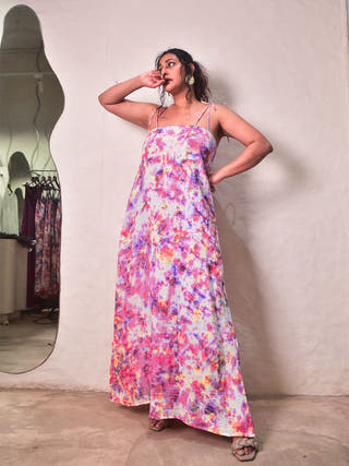 Sway Tie Dress Purple