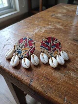 Raaz Upcycled Handmade Textile Earring