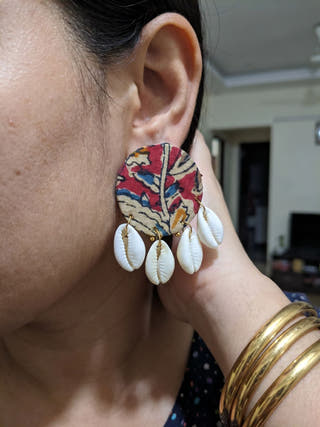 Raaz Upcycled Handmade Textile Earring
