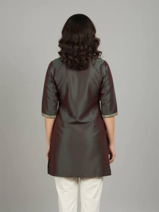 Kiran Mocha Shine Kurti