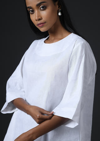 Half Sleeve Top White