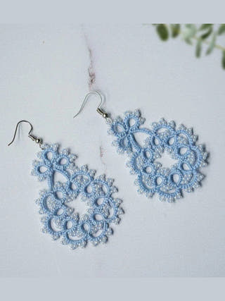 EarringsIcy Petal Cascade EarringsKnots to NodeFlourish