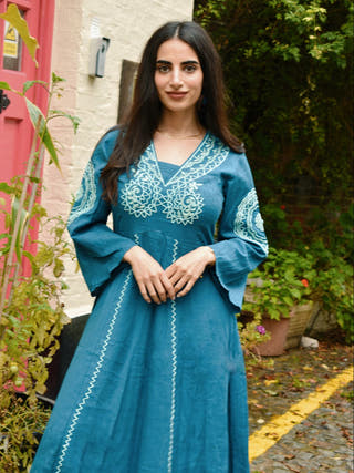 Blue Sitara Dress