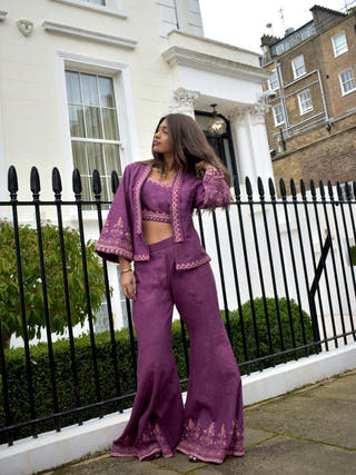 Wine Drape Co-Ord Set