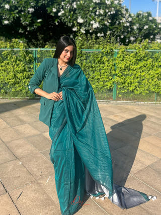 Rama Green Taare Sitare Saree