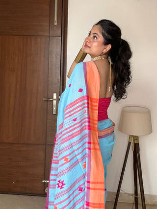 Sky Beauty Saree