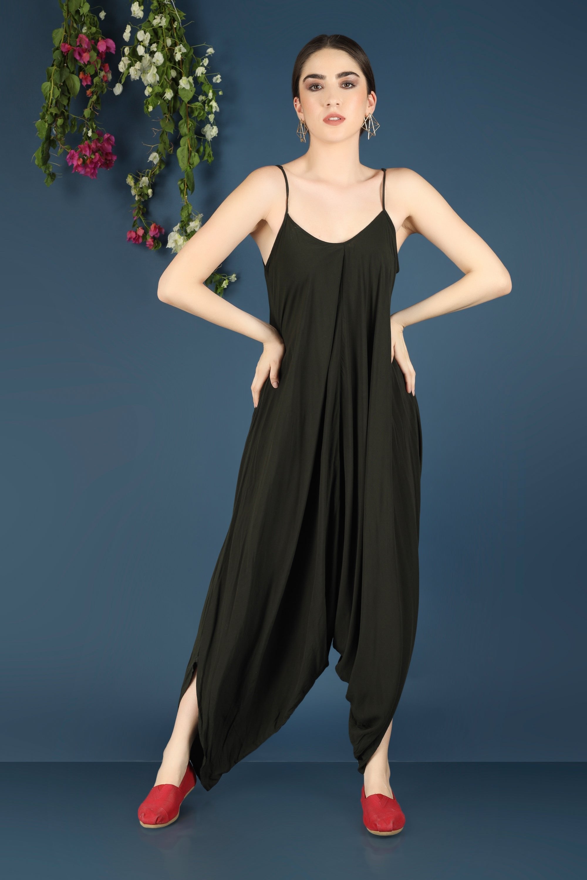 Dhoti Jumpsuit Black