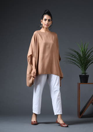 Kaftan Top Beige