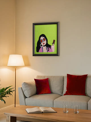 Dum Maro Dum Wall Art - Unframed Juhi Malhotra 