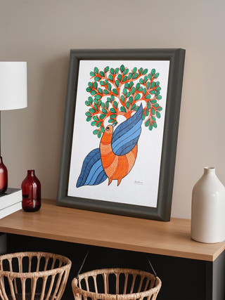 Bird of Harmony Under the Tree