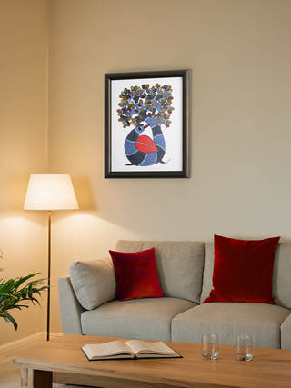 Peacock and Tree of Life