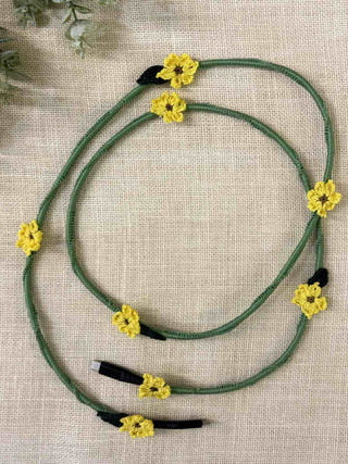 Sunflower Crochet Charging Cord C-C Cable