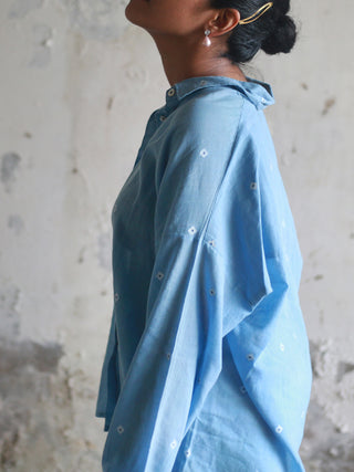 Light Indigo Core Shirt Blue with N.