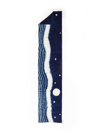 Table & DiningLunar | Table Runner | IndigoGumfuFlourish 