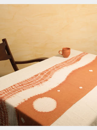 Table & DiningLunar | Table Runner | RustGumfuFlourish 