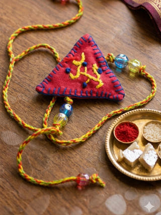 Pankh Handmade Textile Rakhi