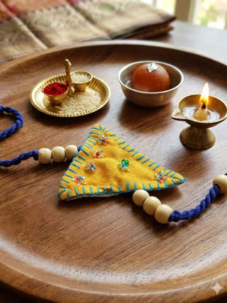 Neer Handmade Textile Rakhi