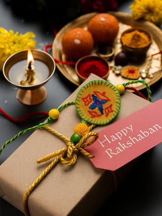 Sneh Handmade Textile Rakhi