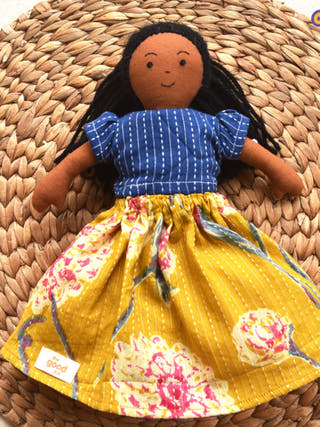 Nilah's Younger Sister Malar Girl Doll in Classic Yellow