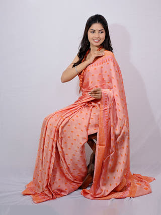 Swarn Booti Modal Silk Saree