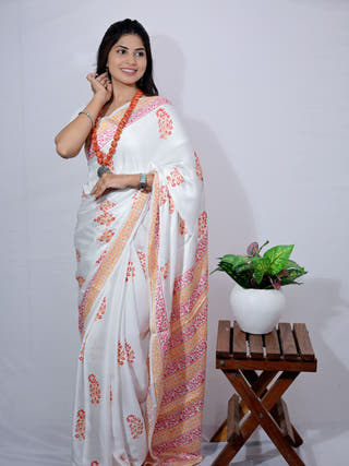 Kumudni Modal Silk Saree