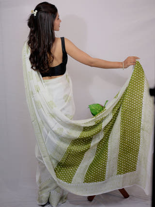 Haritima Print Modal Silk Saree