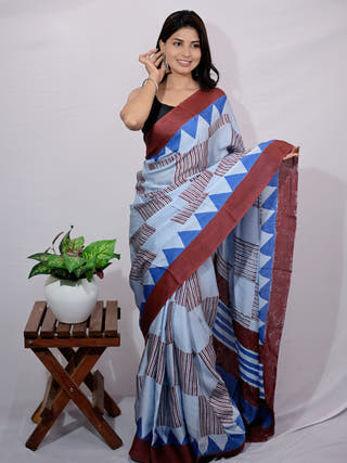 Jyamiti Print Modal Silk Saree