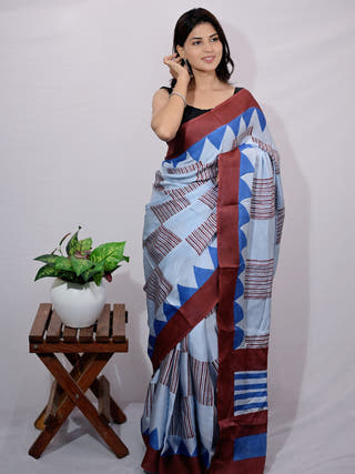 Jyamiti Print Modal Silk Saree