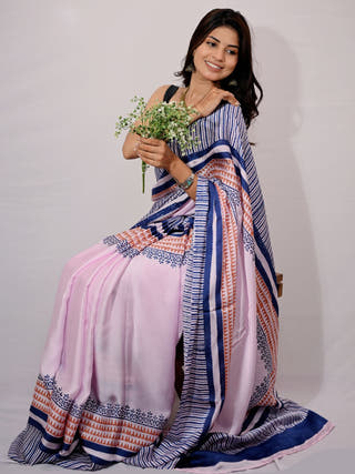 Dhari Modal Silk Saree
