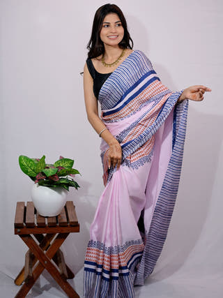 Dhari Modal Silk Saree